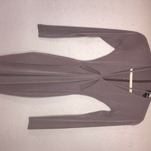 Love Nookie grey bodycon dress